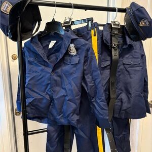 Navy Blue Police Costume Set